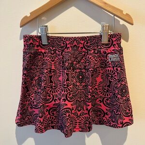 Track & Field Children's Lightweight Printed Skort size 9-10(girls)